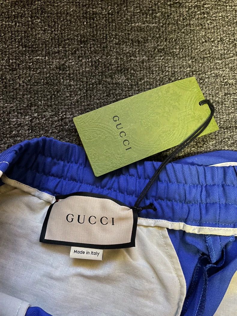 Gucci Gucci Wool Blend Blue Track Pants-yf Size US 30 / EU 46 - 3 Thumbnail