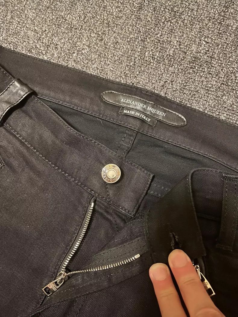 Alexander McQueen Alexander McQueen Black Denim Jeans-yf Size US 32 / EU 48 - 4 Thumbnail