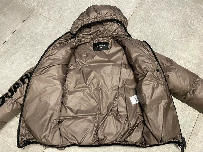Dsquared2 DSquared2 Brown Puffer Jacket with Hood-yf Size US M / EU 48-50 / 2 - 6 Thumbnail