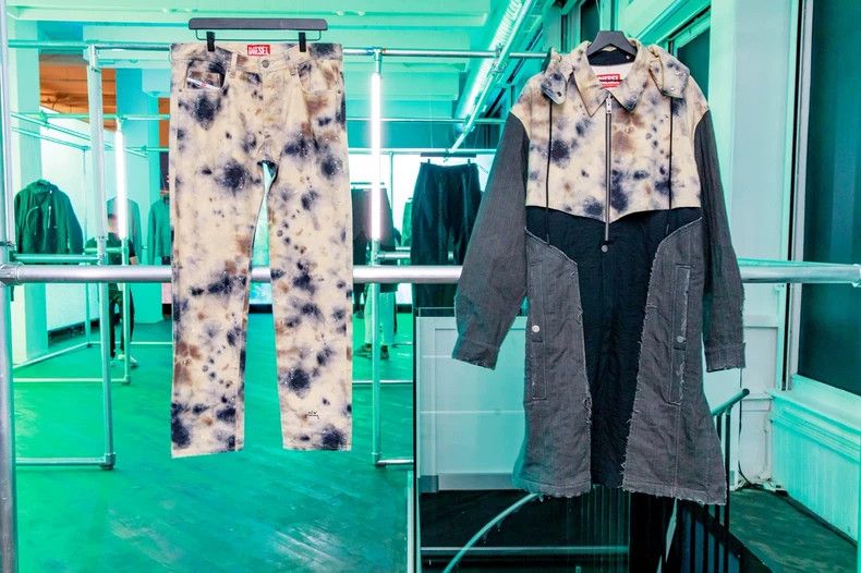 Balenciaga Diesel x A Cold Wall Tie-Dye Jeans-yf Size US 29 - 7 Thumbnail