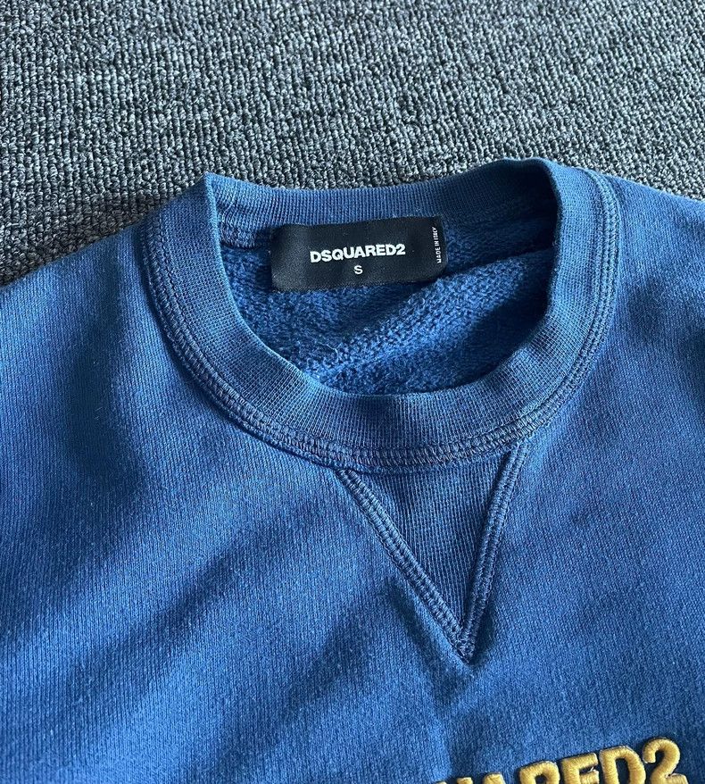 Dsquared2 DSQUARED2 Blue Washed Sweatshirt-yf Size US M / EU 48-50 / 2 - 3 Thumbnail