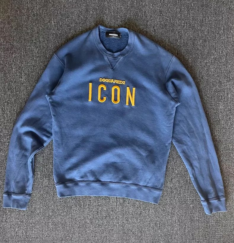 Dsquared2 DSQUARED2 Blue Washed Sweatshirt-yf Size US M / EU 48-50 / 2 - 6 Thumbnail