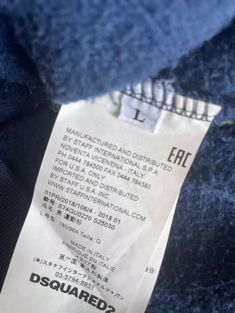 Dsquared2 DSQUARED2 Blue Washed Sweatshirt-yf Size US M / EU 48-50 / 2 - 7 Thumbnail