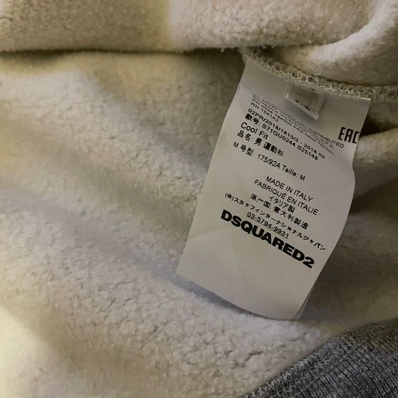 Dsquared2 DSQUARED2 Gray Distressed Sweatshirt-yf Size US M / EU 48-50 / 2 - 8 Thumbnail
