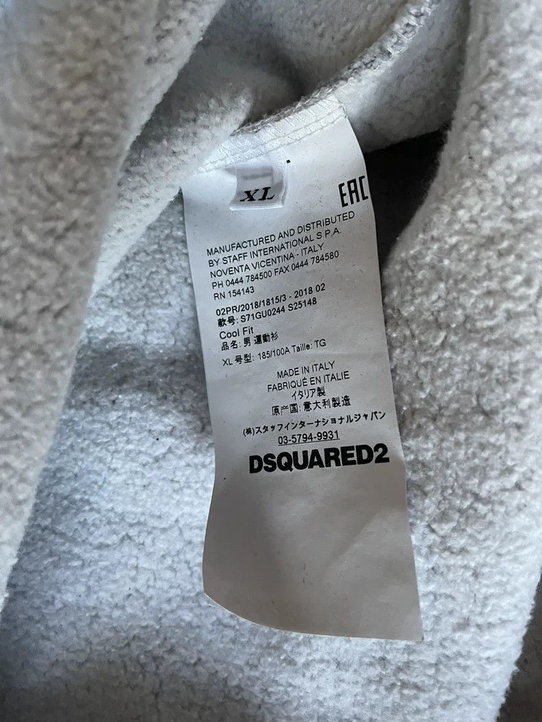 Dsquared2 DSQUARED2 Gray Distressed Sweatshirt-yf Size US M / EU 48-50 / 2 - 7 Thumbnail