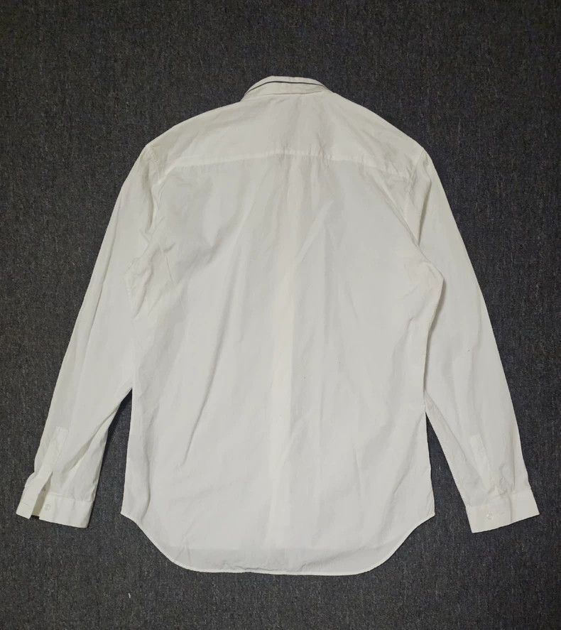 Dior Dior White Long Sleeve Button Up Shirt-yf Size US M / EU 48-50 / 2 - 4 Thumbnail