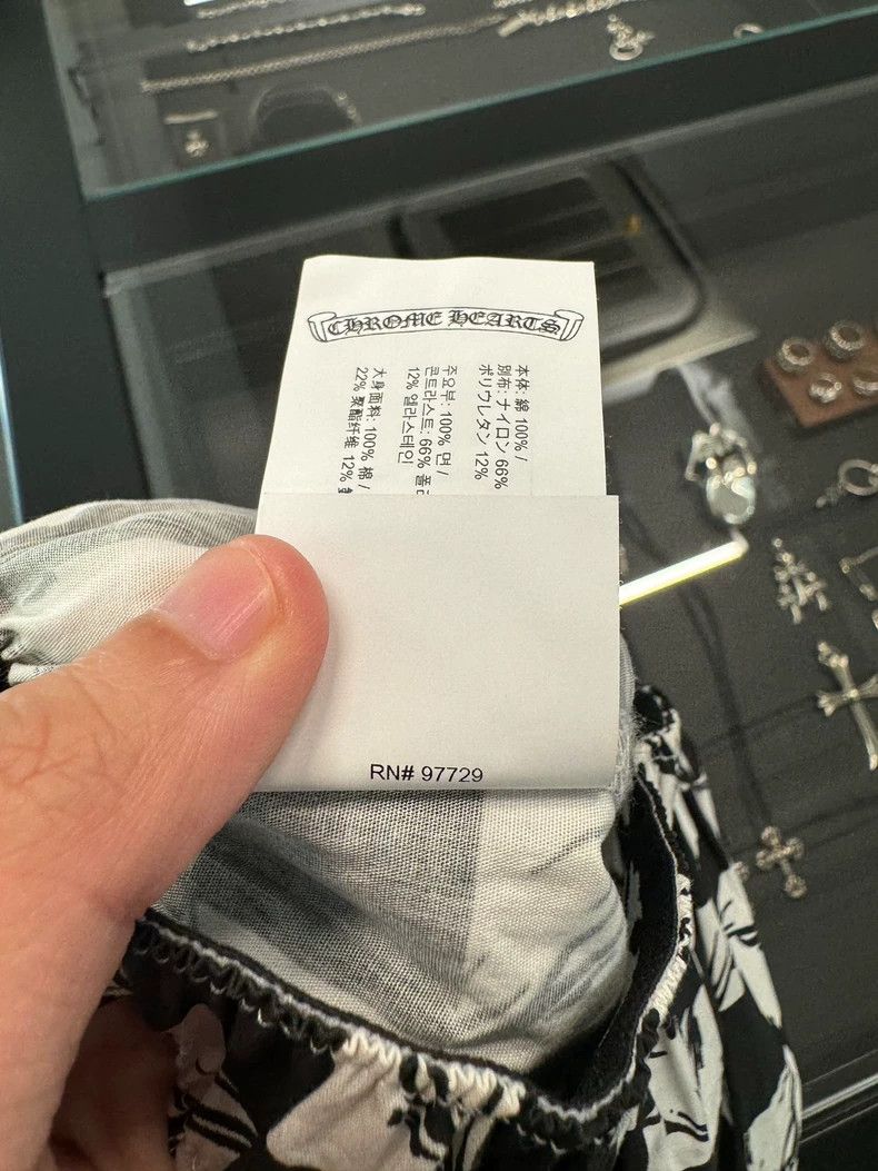 Chrome Hearts Chrome Hearts Black and White Houndstooth Shorts-yf Size US 30 / EU 46 - 7 Thumbnail