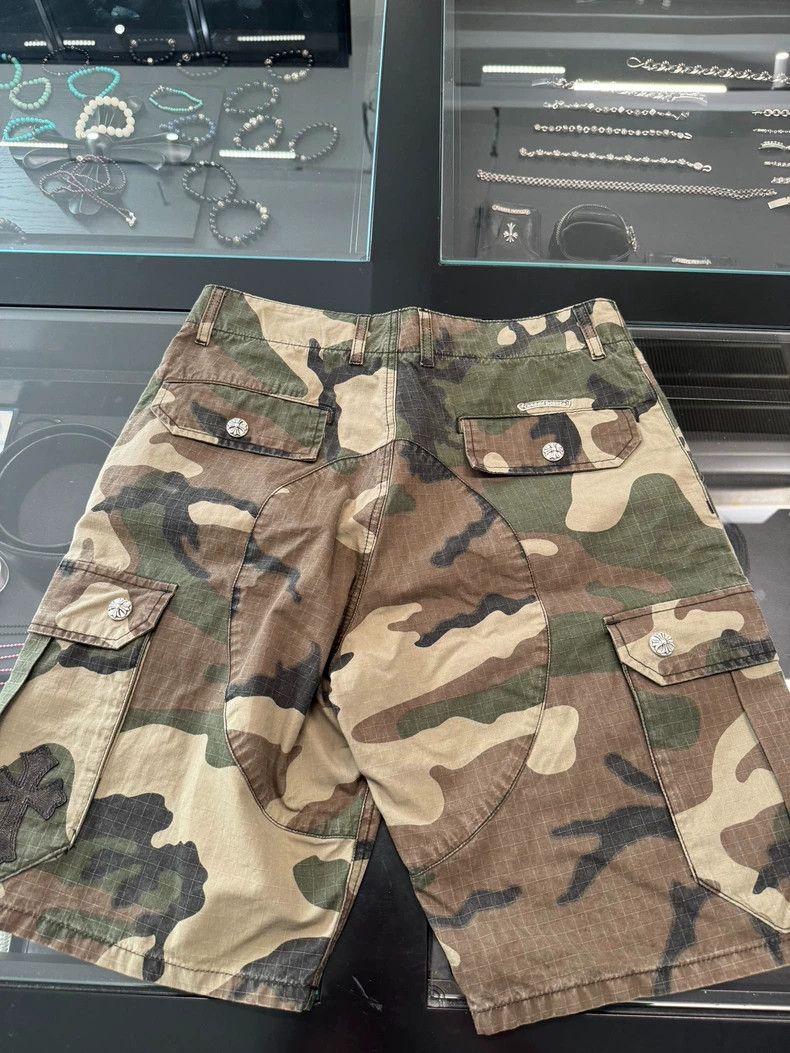 Chrome Hearts Chrome Hearts Camo Cross Patch Shorts-yf Size US 30 / EU 46 - 2 Thumbnail