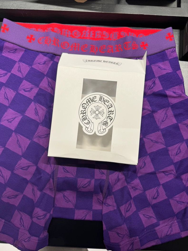 Chrome Hearts Chrome Hearts Matty Boy Purple Boxer Briefs-yf Size US 32 / EU 48 - 2 Thumbnail
