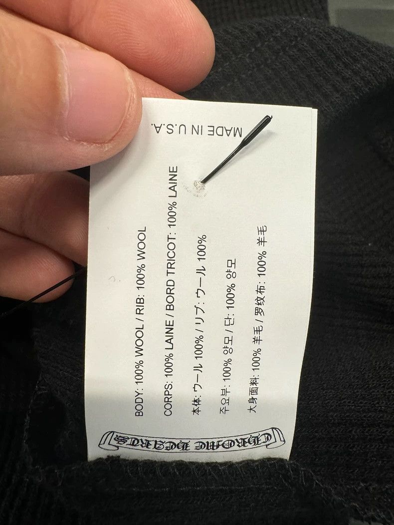 Chrome Hearts Chrome Hearts Black Embroidered Long Sleeve-yf Size US M / EU 48-50 / 2 - 4 Thumbnail