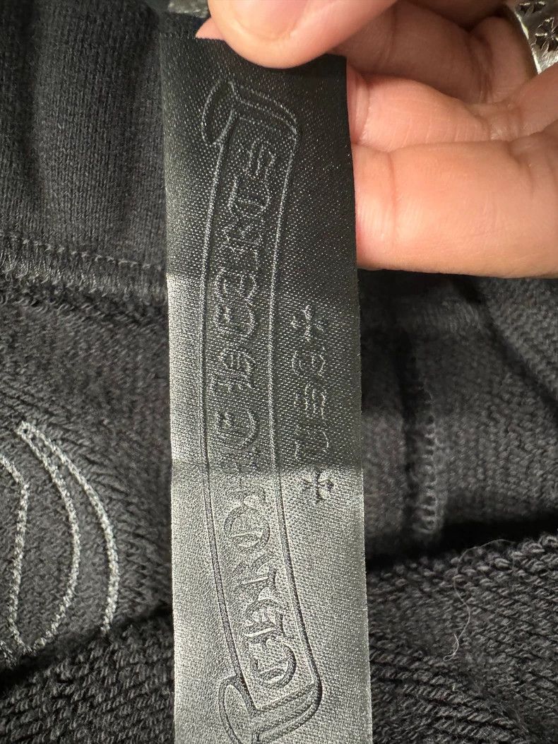 Chrome Hearts Chrome Hearts CH Embroidered Black Sweatpants-yf Size US 30 / EU 46 - 4 Thumbnail