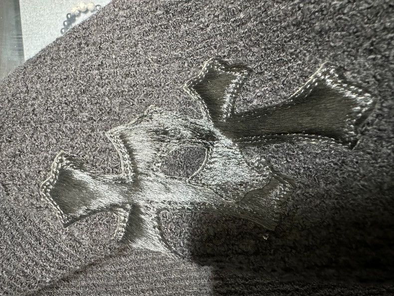 Chrome Hearts Chrome Hearts Black Horsehair Cross Sweater-yf Size US M / EU 48-50 / 2 - 3 Thumbnail