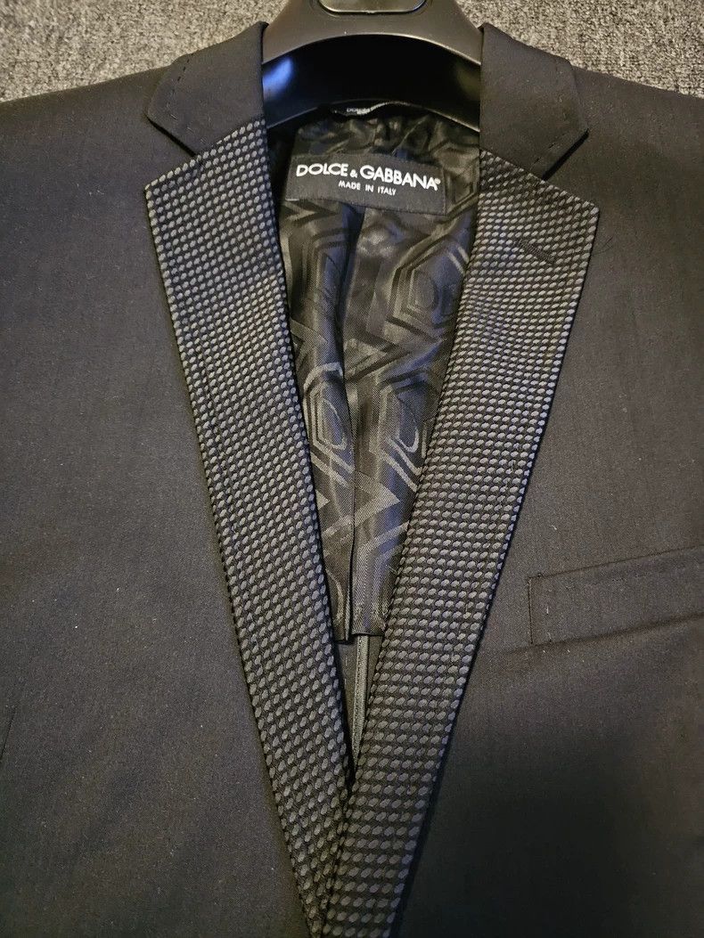 Dolce & Gabbana Dolce&Gabbana Wool Silk Blazer-yf Size US XL / EU 56 / 4 - 2 Thumbnail