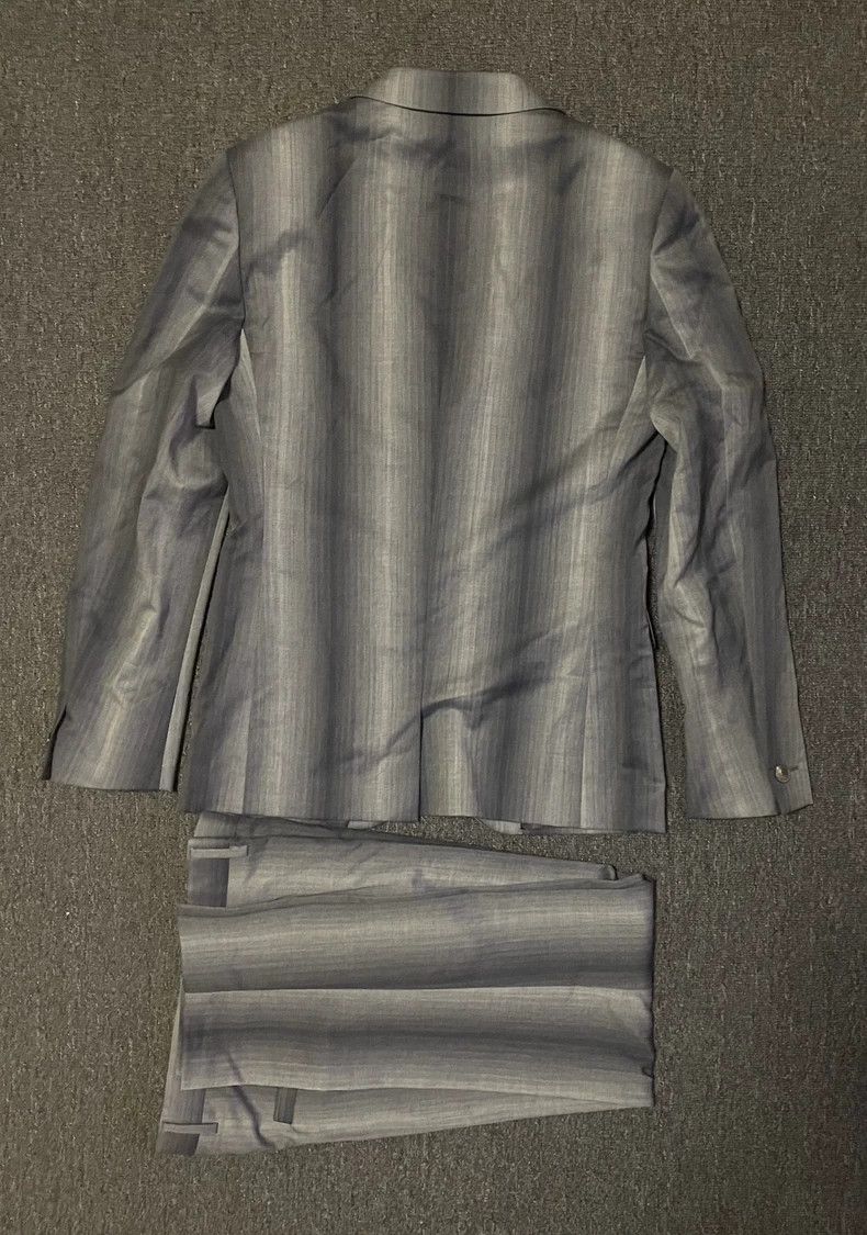 Versace Versace Wool Gradient Plaid Suit Set-yf Size US 38 / EU 54 - 3 Thumbnail