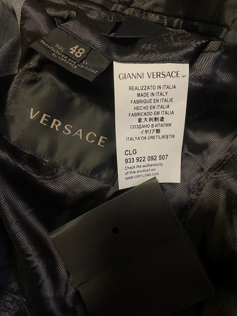 Versace Versace Wool Gradient Plaid Suit Set-yf Size US 38 / EU 54 - 5 Thumbnail