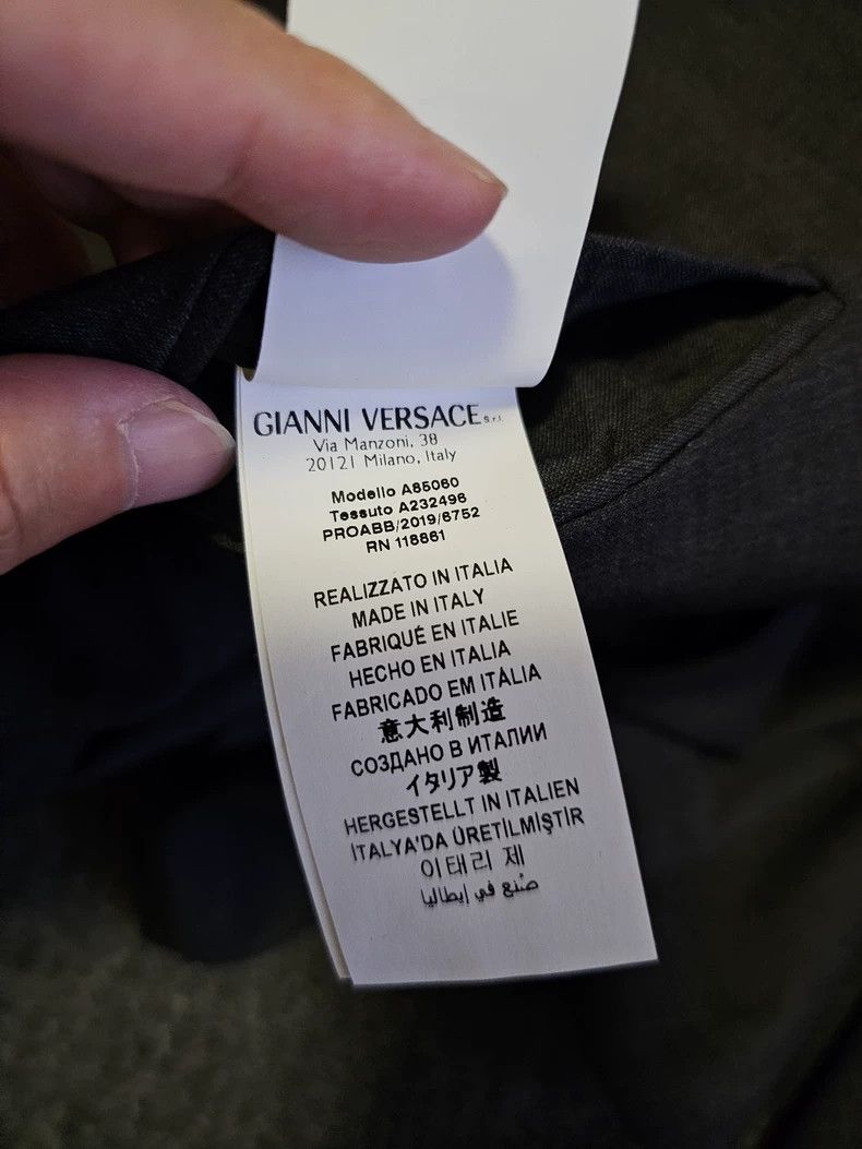 Versace Versace Men's Wool Suit Set-yf Size US 42 / EU 58 - 5 Thumbnail