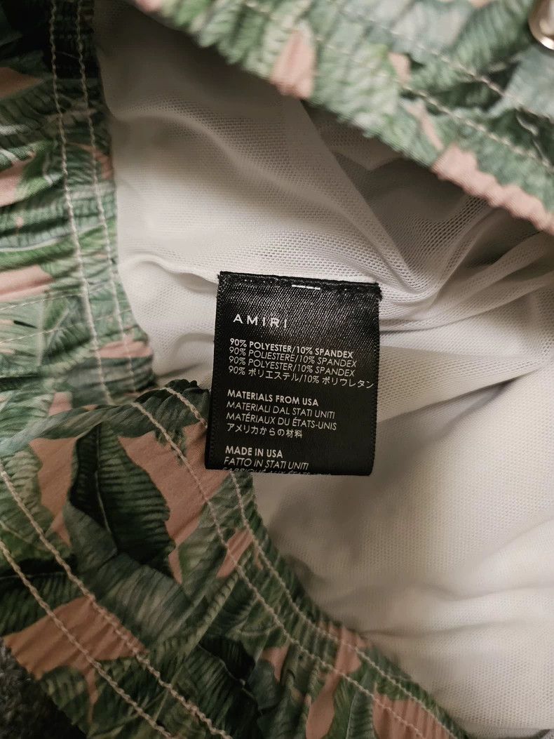 Amiri Amiri Leaf Print Casual Shorts-yf Size US 30 / EU 46 - 7 Thumbnail