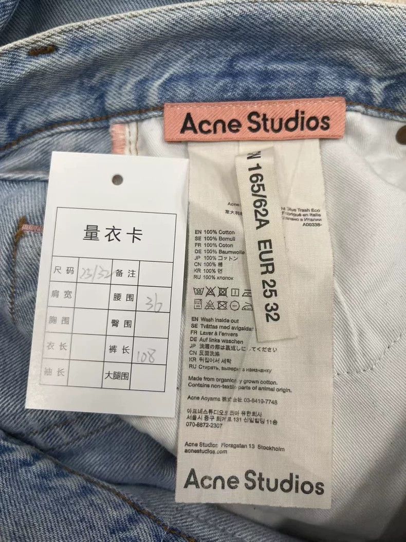 Acne Studios Acne Studios Light Blue Denim Jeans-yf Size US 26 / EU 42 - 4 Thumbnail