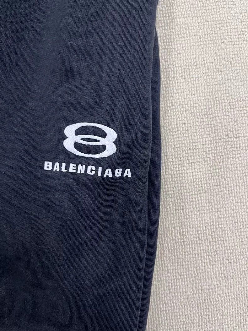 Balenciaga Balenciaga Logo Print Frayed Casual Pants-yf Size US 30 / EU 46 - 3 Thumbnail