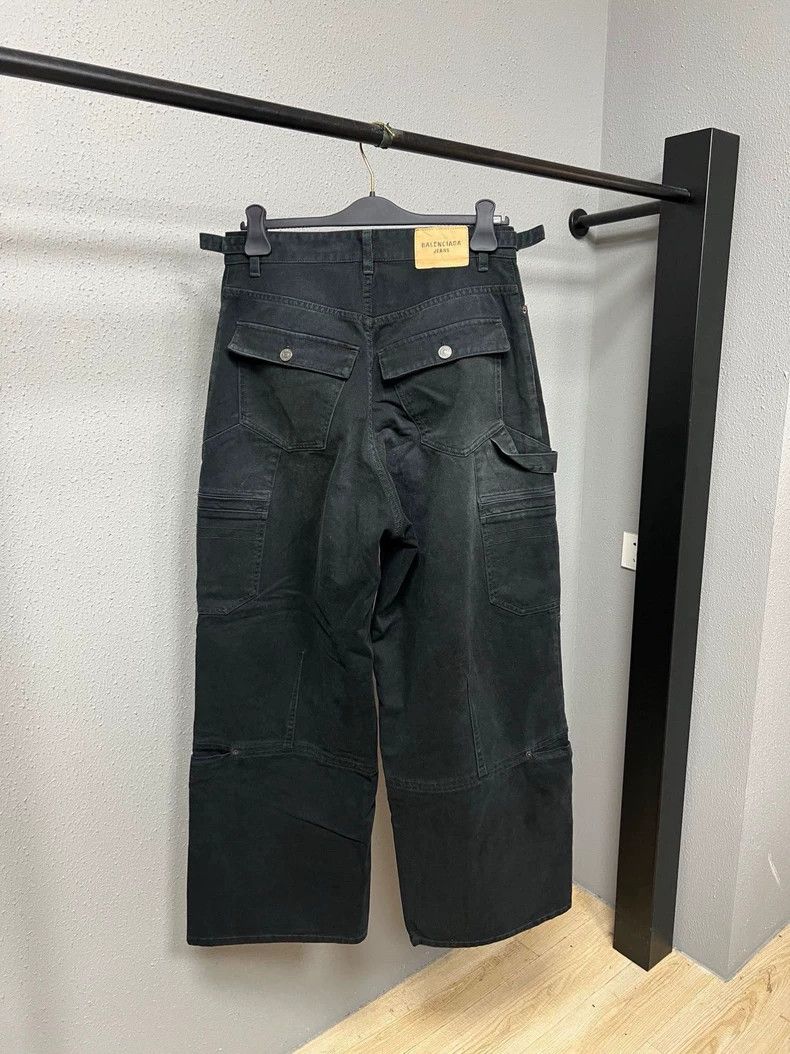 Balenciaga Balenciaga Black Cargo Utility Pants-yf Size US 28 / EU 44 - 2 Thumbnail