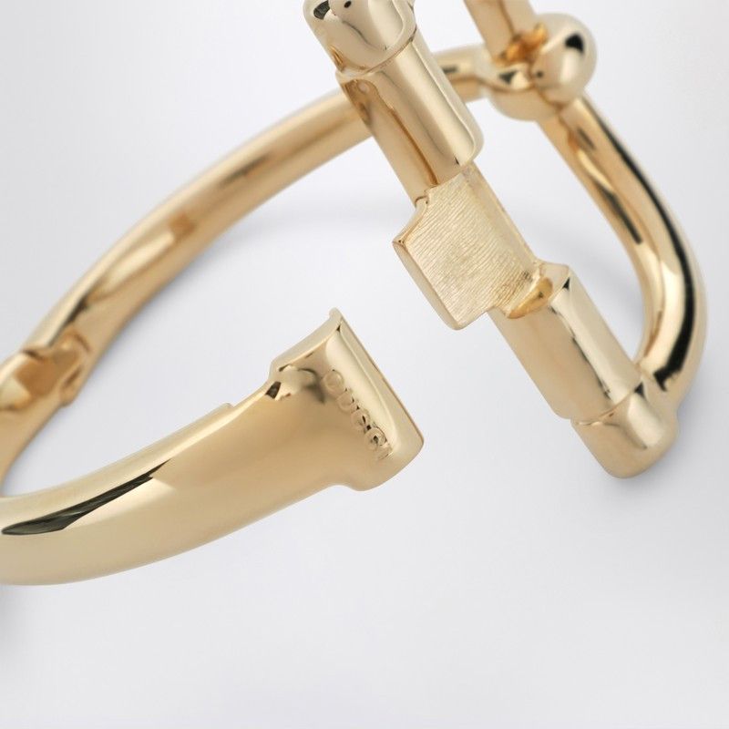 Gucci Gucci Gold Bracelet With Half Bit Size ONE SIZE - 2 Thumbnail