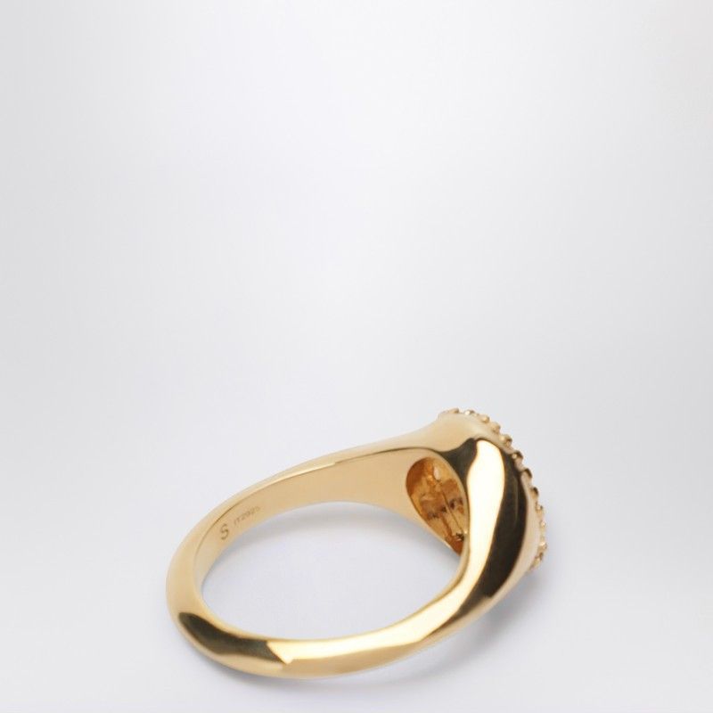 Fendi Fendi Gold-Coloured Everround Ring Size ONE SIZE - 2 Thumbnail
