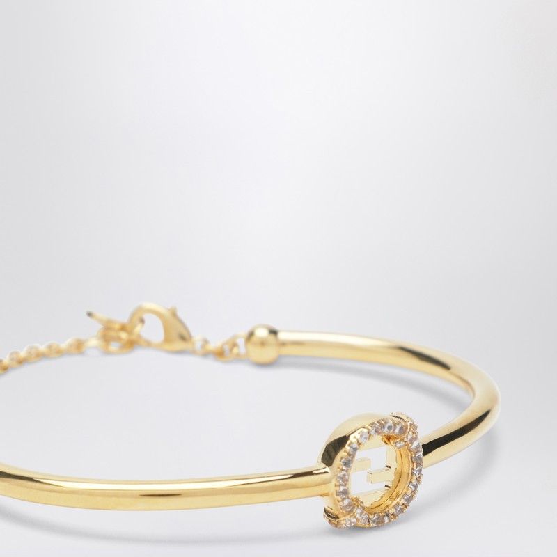 Fendi Fendi Gold-Coloured Everround Bracelet Size ONE SIZE - 2 Thumbnail