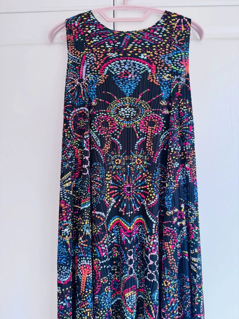 Issey Miyake Issey Miyake PP Black Fireworks Dress - dmc Size US 30 / EU 46 - 2 Thumbnail