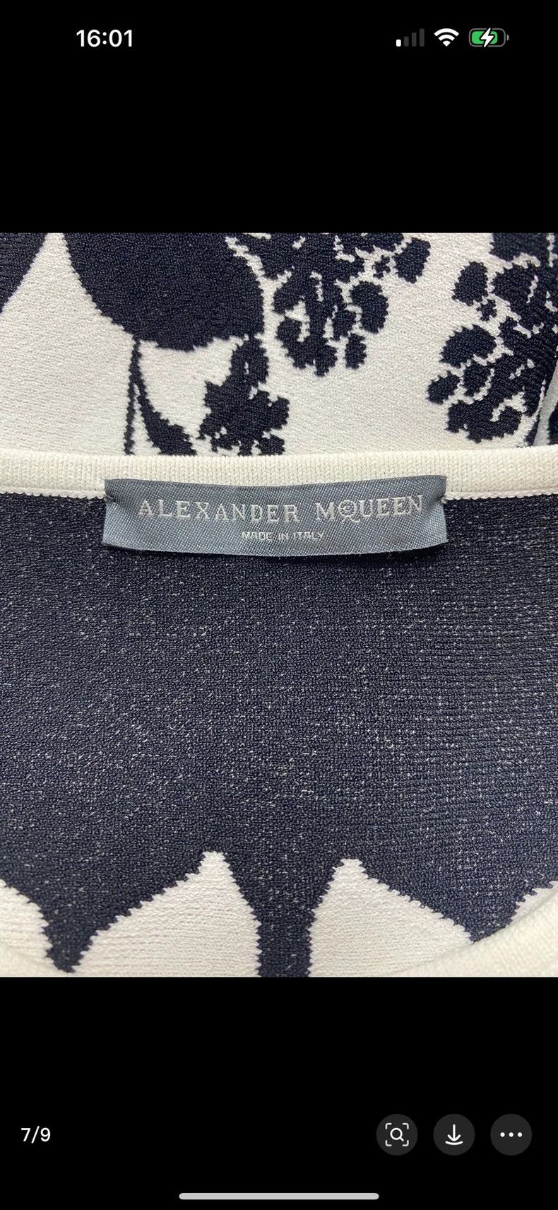 Alexander McQueen Alexander McQueen Floral Print Dress - dmc Size US 30 / EU 46 - 3 Thumbnail