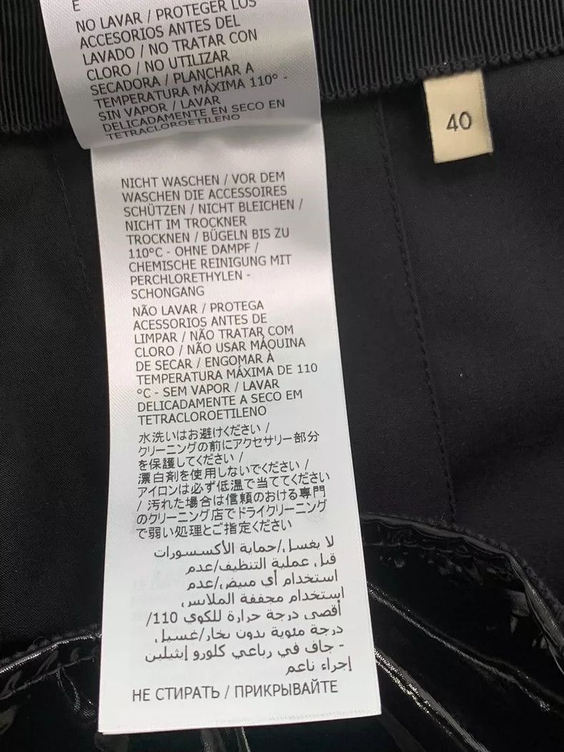 Gucci Gucci Black Patent Leather Skirt - dmc Size US 36 / EU 52 - 7 Thumbnail