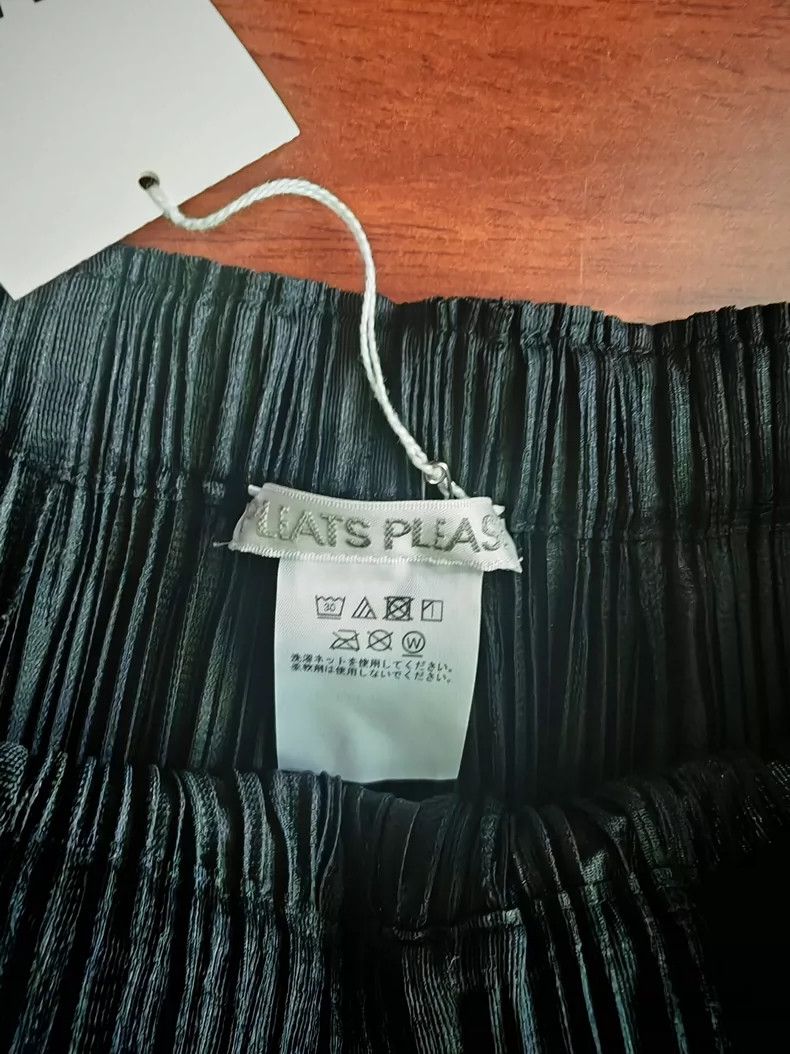 Issey Miyake Pleats Please Wide-Leg Pleated Pants - dmc Size US 30 / EU 46 - 3 Thumbnail