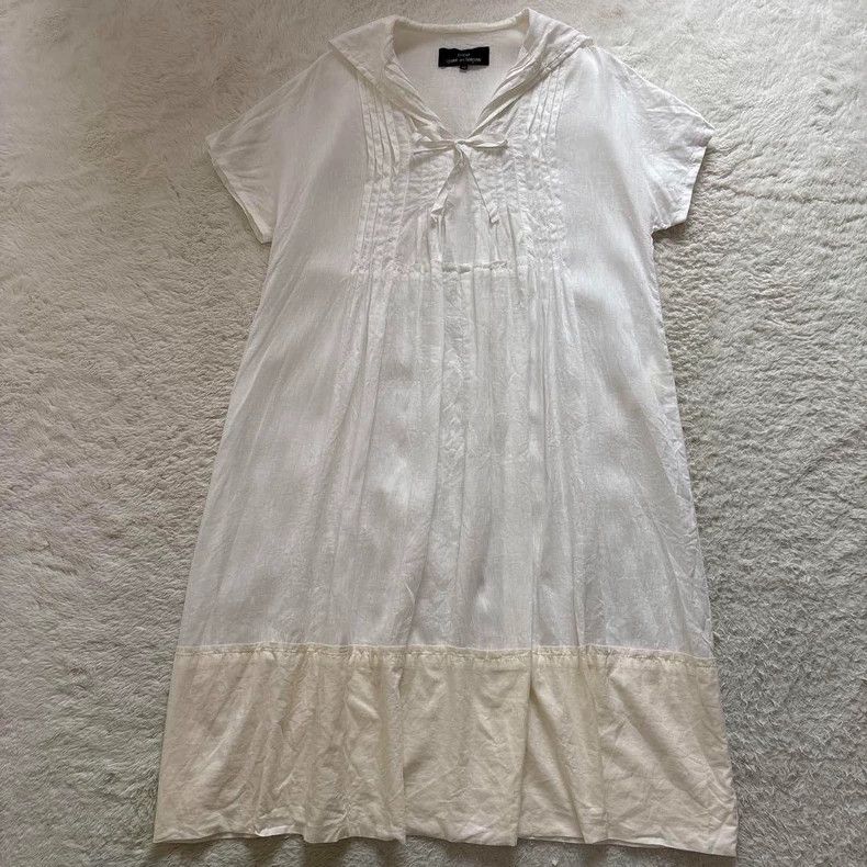 Comme des Garcons Comme des Garcons 90s Sailor Collar Dress - dmc Size US 30 / EU 46 - 2 Thumbnail