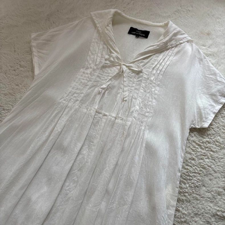 Comme des Garcons Comme des Garcons 90s Sailor Collar Dress - dmc Size US 30 / EU 46 - 7 Thumbnail
