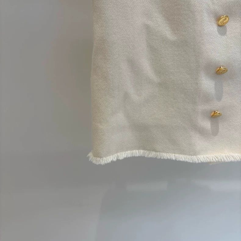 Thom Browne Thom Browne Beige Logo Pleated Mini Skirt - dmc Size US 30 / EU 46 - 4 Thumbnail