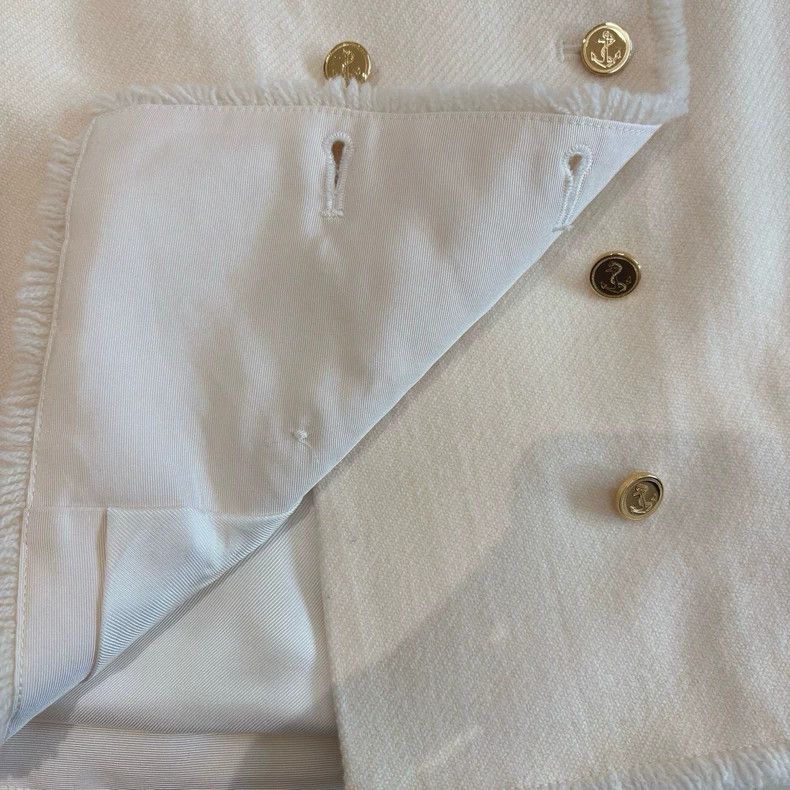 Thom Browne Thom Browne Beige Logo Pleated Mini Skirt - dmc Size US 30 / EU 46 - 6 Thumbnail