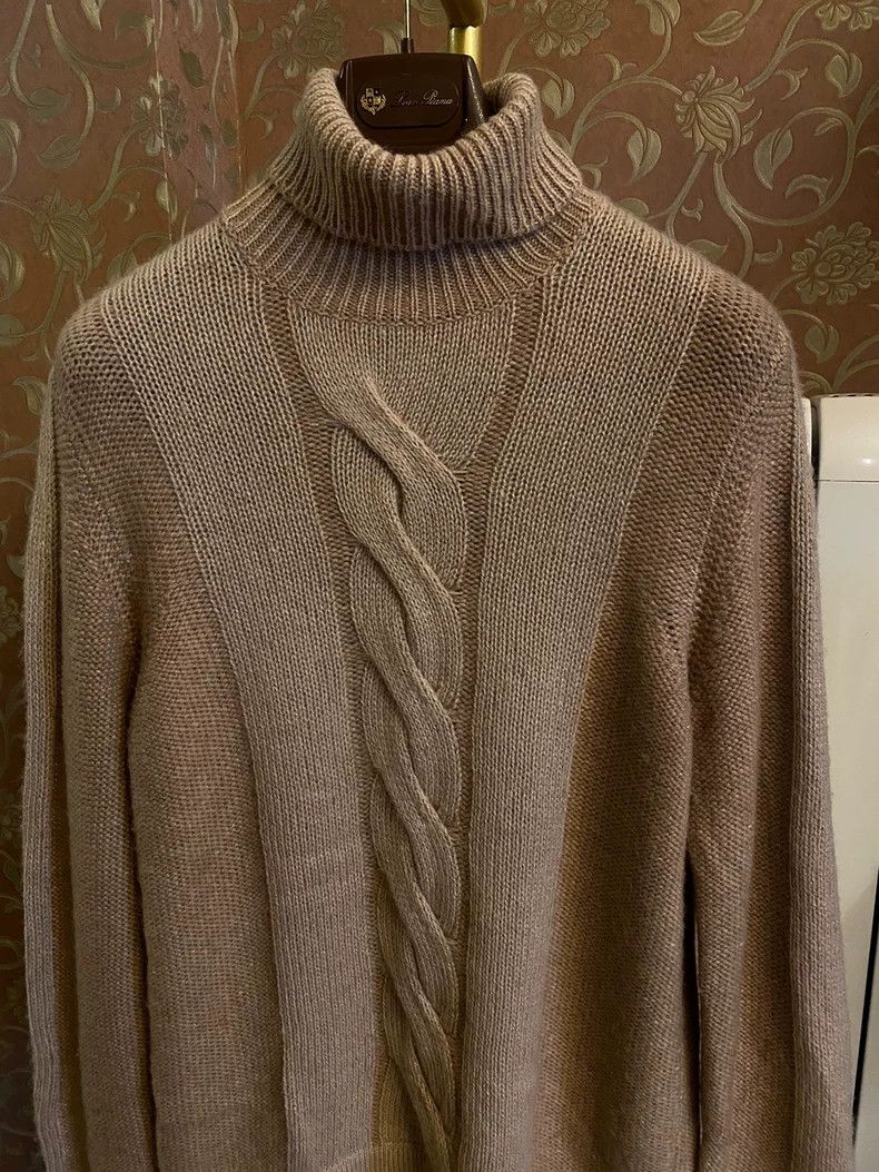 Loro Piana LoroPiana Baby Camel Turtleneck Sweater Size US M / EU 48-50 / 2 - 2 Thumbnail
