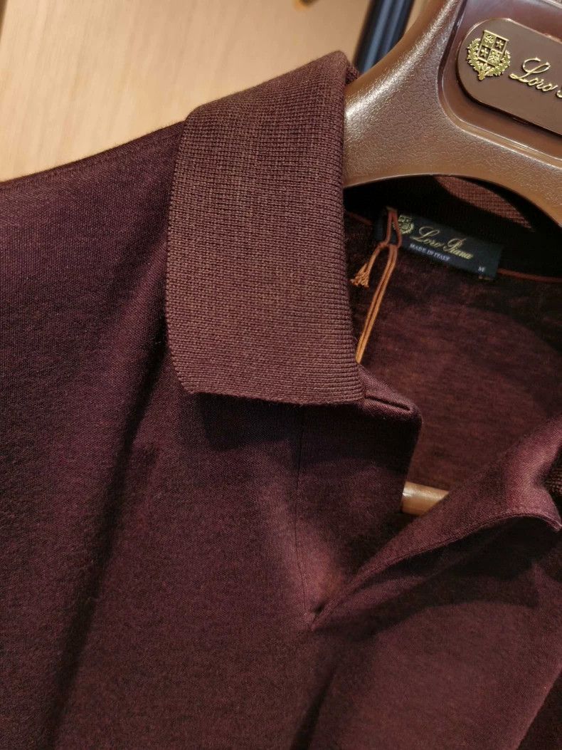Loro Piana Loro Piana Open Cashmere Silk Polo Shirt Size US S / EU 44-46 / 1 - 4 Thumbnail