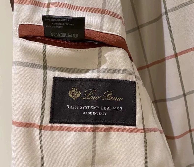 Loro Piana Loro Piana Men's Leather Jacket Size US XL / EU 56 / 4 - 4 Thumbnail