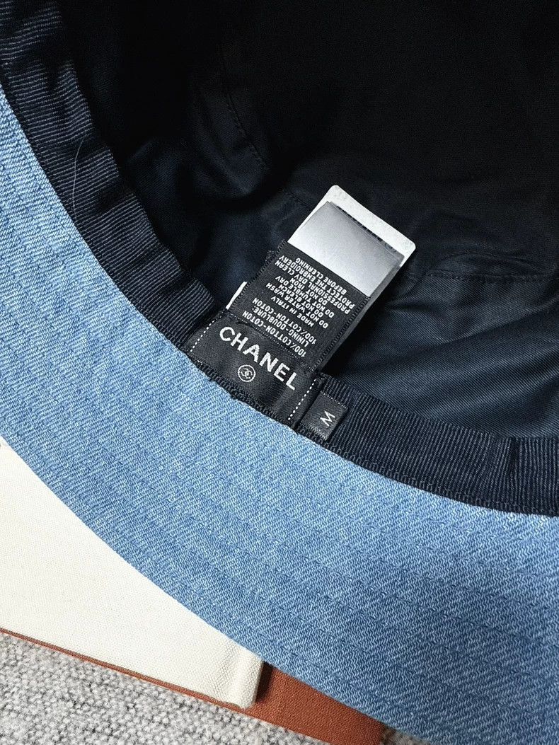 Chanel Chanel Denim Bucket Hat with Logo - dmc Size ONE SIZE - 5 Thumbnail