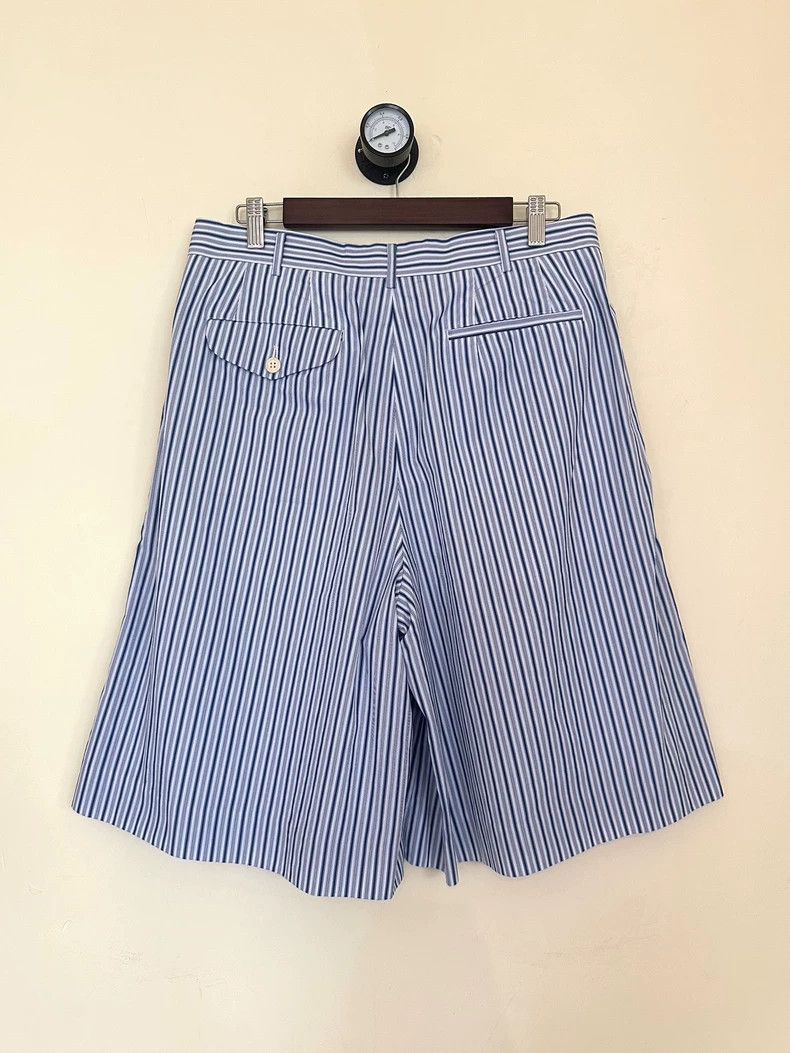 Comme des Garcons Comme Des Garcons Striped Pleated Shorts - dmc Size US 30 / EU 46 - 4 Thumbnail