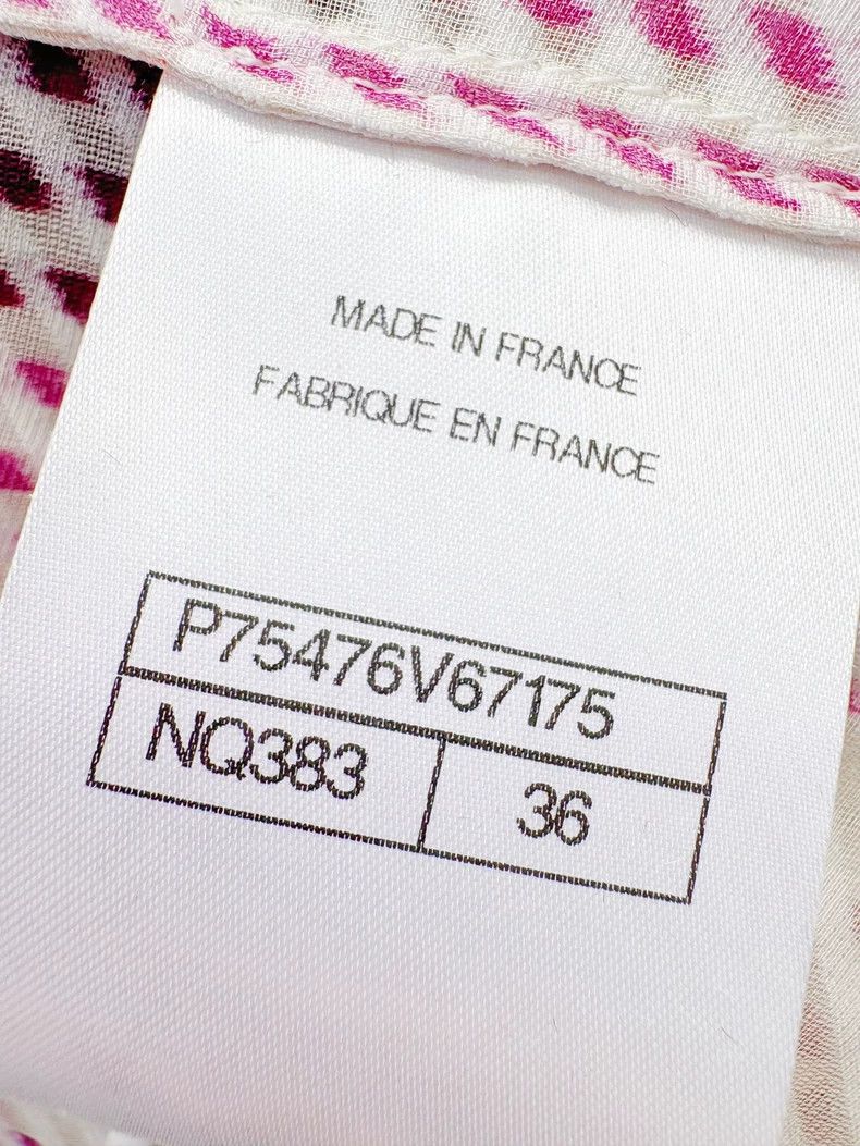 Chanel Chanel 23B Pink White CC Print Shirt - dmc Size US M / EU 48-50 / 2 - 7 Thumbnail