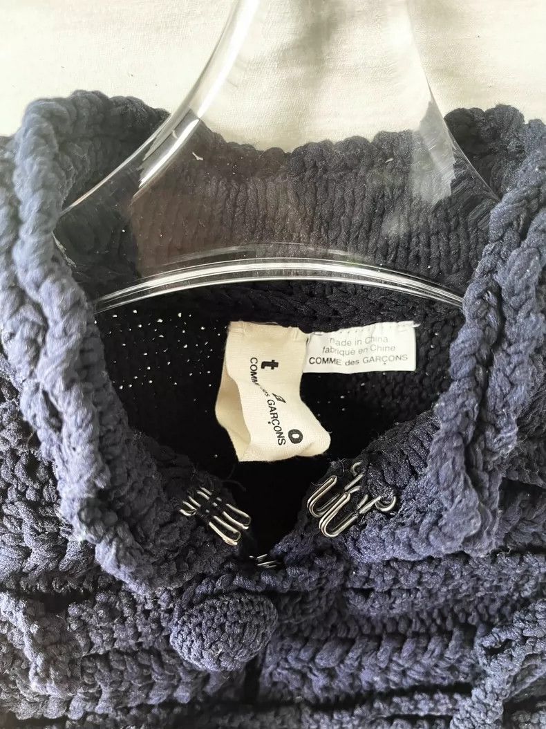Comme des Garcons CDG Tao Blue Embroidered Knit Jacket - dmc Size US M / EU 48-50 / 2 - 4 Thumbnail