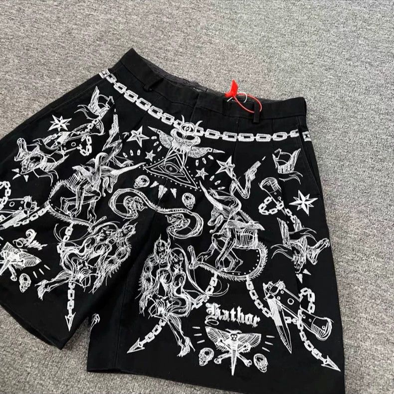 Givenchy Givenchy Graffiti Print Shorts - dmc Size US 36 / EU 52 - 3 Thumbnail