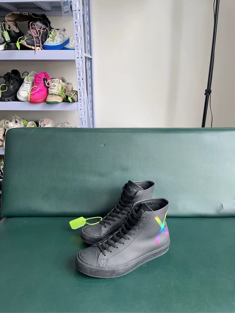 Louis Vuitton Louis Vuitton LV TATTOO High-top Sneakers - dmc Size US 9.5 / EU 42-43 - 3 Thumbnail