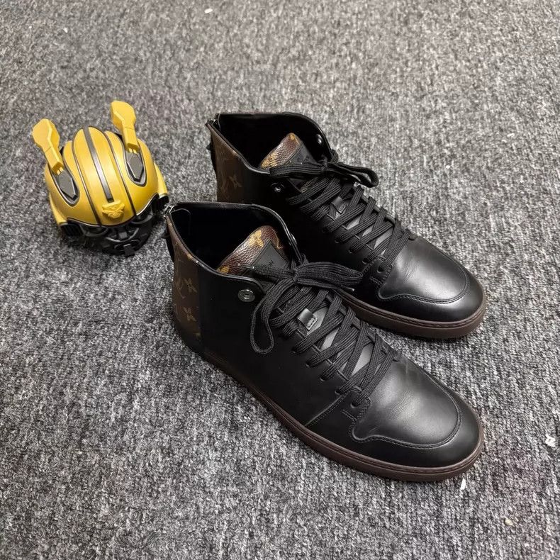 Louis Vuitton Louis Vuitton Monogram Zip Mid-Top Sneakers - dmc Size US 8.5 / EU 41-42 - 2 Thumbnail