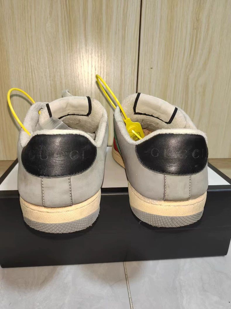 Gucci Gucci Screener Leather Low-Top Sneakers - dmc Size US 7 / EU 40 - 5 Thumbnail