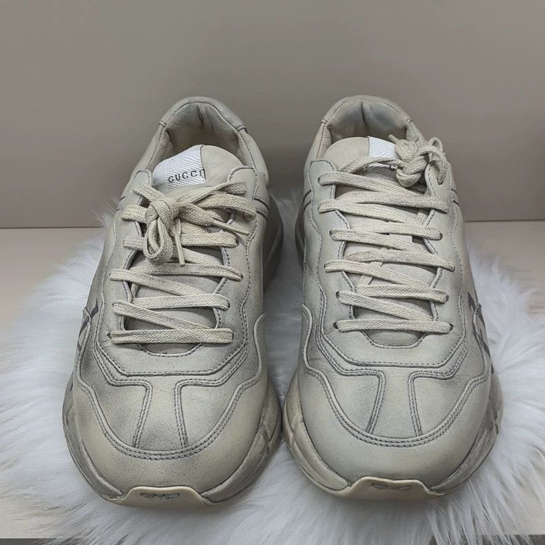 Gucci Gucci Rhyton Low-Top Sneakers - dmc Size US 7 / EU 40 - 2 Thumbnail