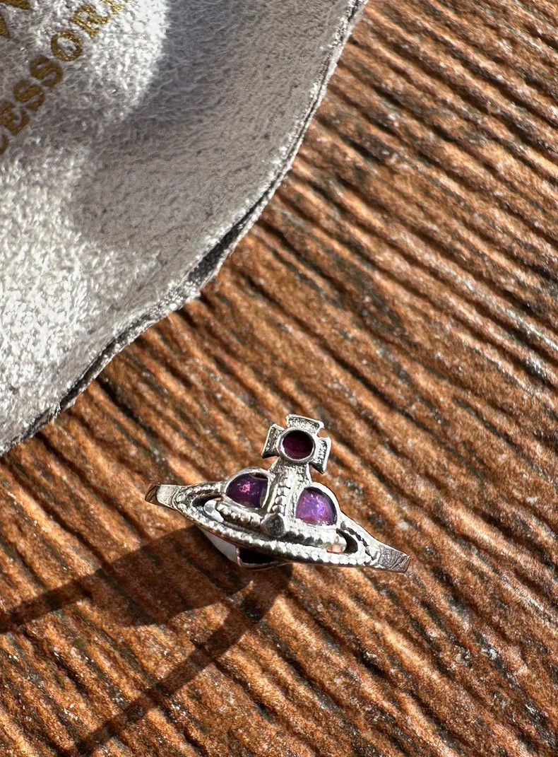 Vivienne Westwood Vivienne Westwood 925 Silver Heart Ring - dmc Size ONE SIZE - 2 Thumbnail