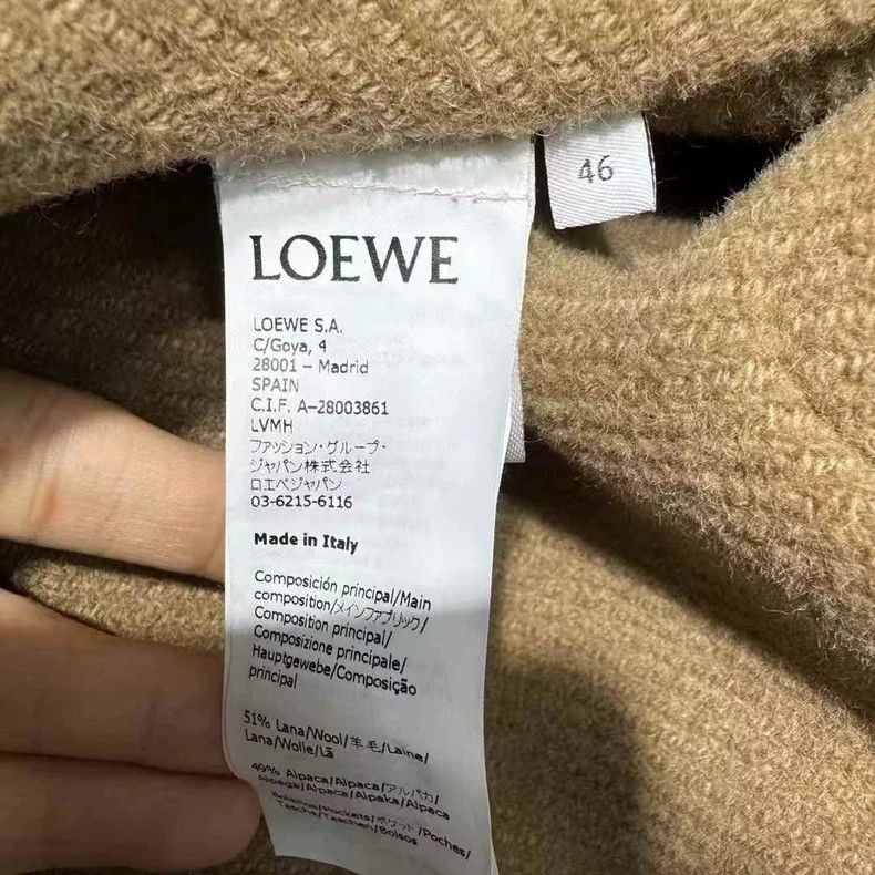 Loewe LOEWE Men's Wool Double-faced Coat - dmc Size US M / EU 48-50 / 2 - 4 Thumbnail