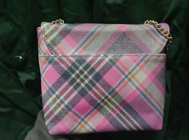Vivienne Westwood Vivienne Westwood Plaid Chain Crossbody Bag - dmc Size ONE SIZE - 2 Thumbnail